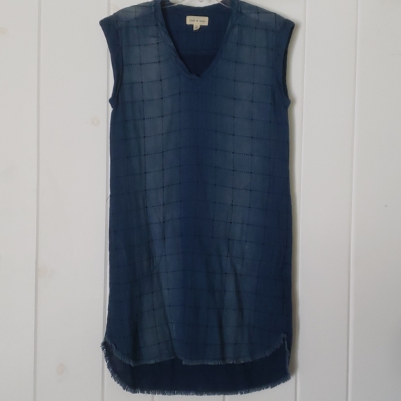 Cloth & Stone Quilted Shift Dress Anthropologie - Picture 3 of 8